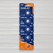 Батарейка літієва Rablex таблетка CR1216, 3V, 5шт/уп